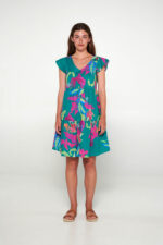 Φόρεμα με Κοντό Μανίκι