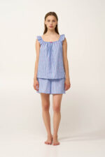 Baby Doll με Σούρες από Ποπλίνα