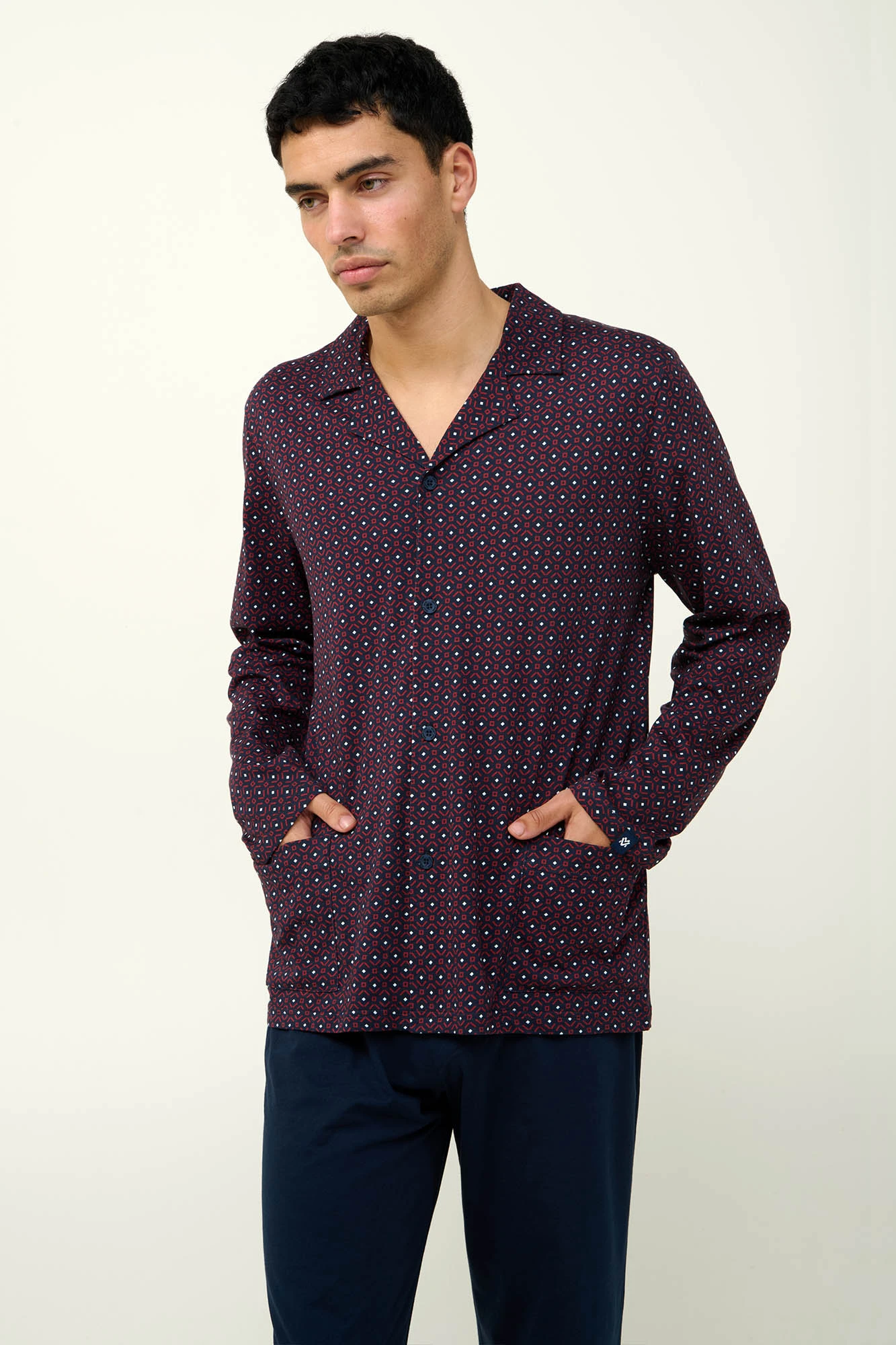 Ανδρική Βαμβακερή Κουμπωτή Πυτζάμα