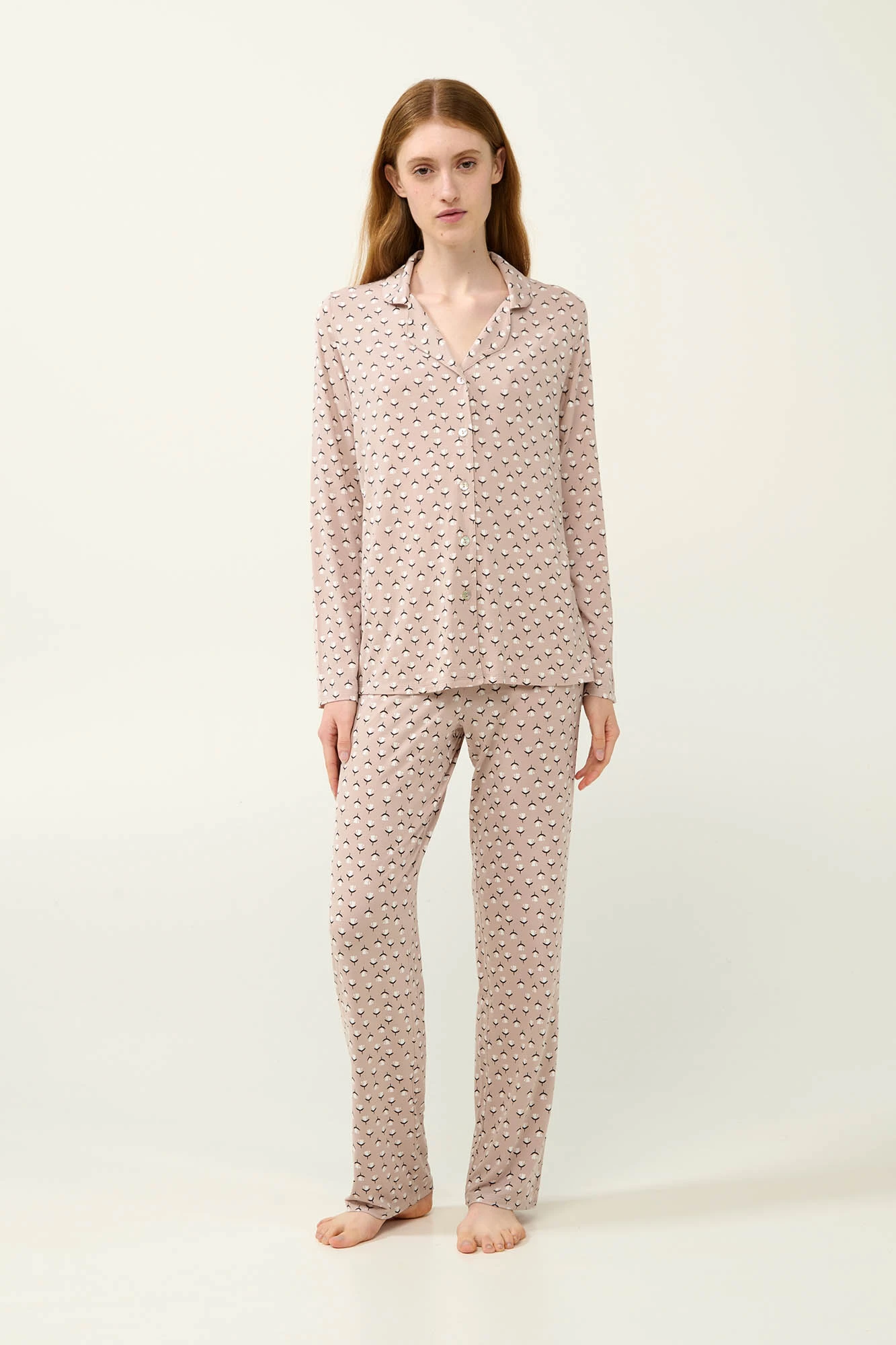Γυναικεία Κουμπωτή Πυτζάμα Micromodal