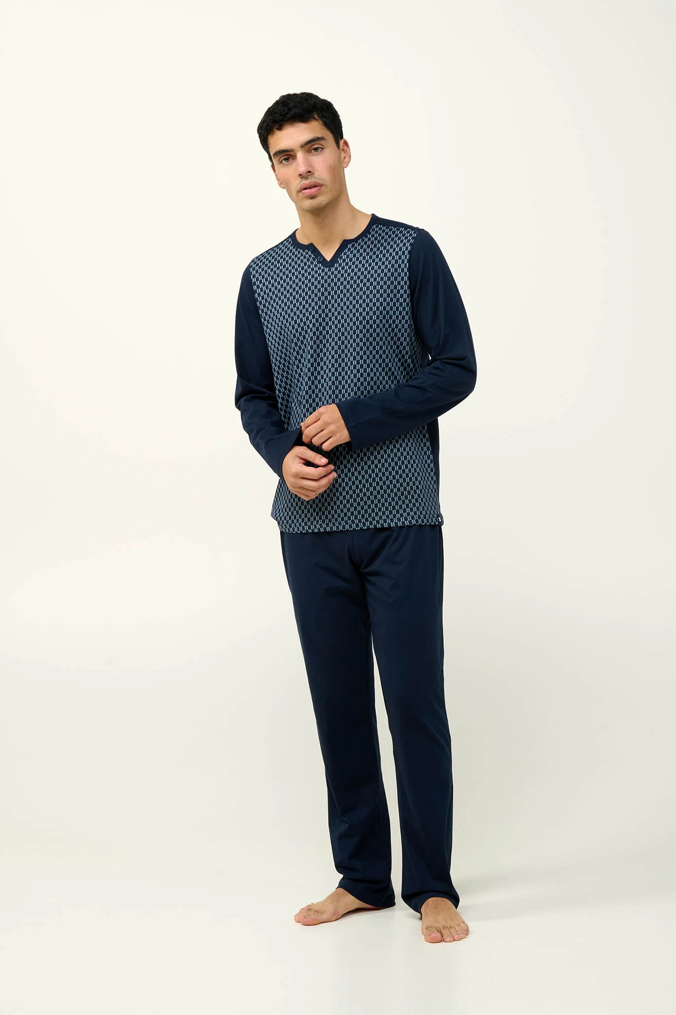 1_0863709879 Χειμερινή Ανδρική Βαμβακερή Πυτζάμα