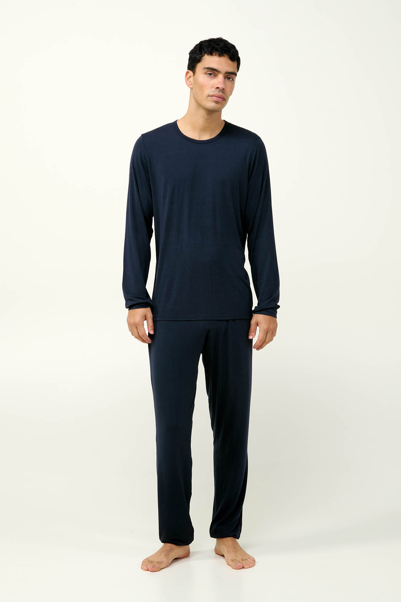 Ανδρική Πυτζάμα Micromodal με Μανσέτες