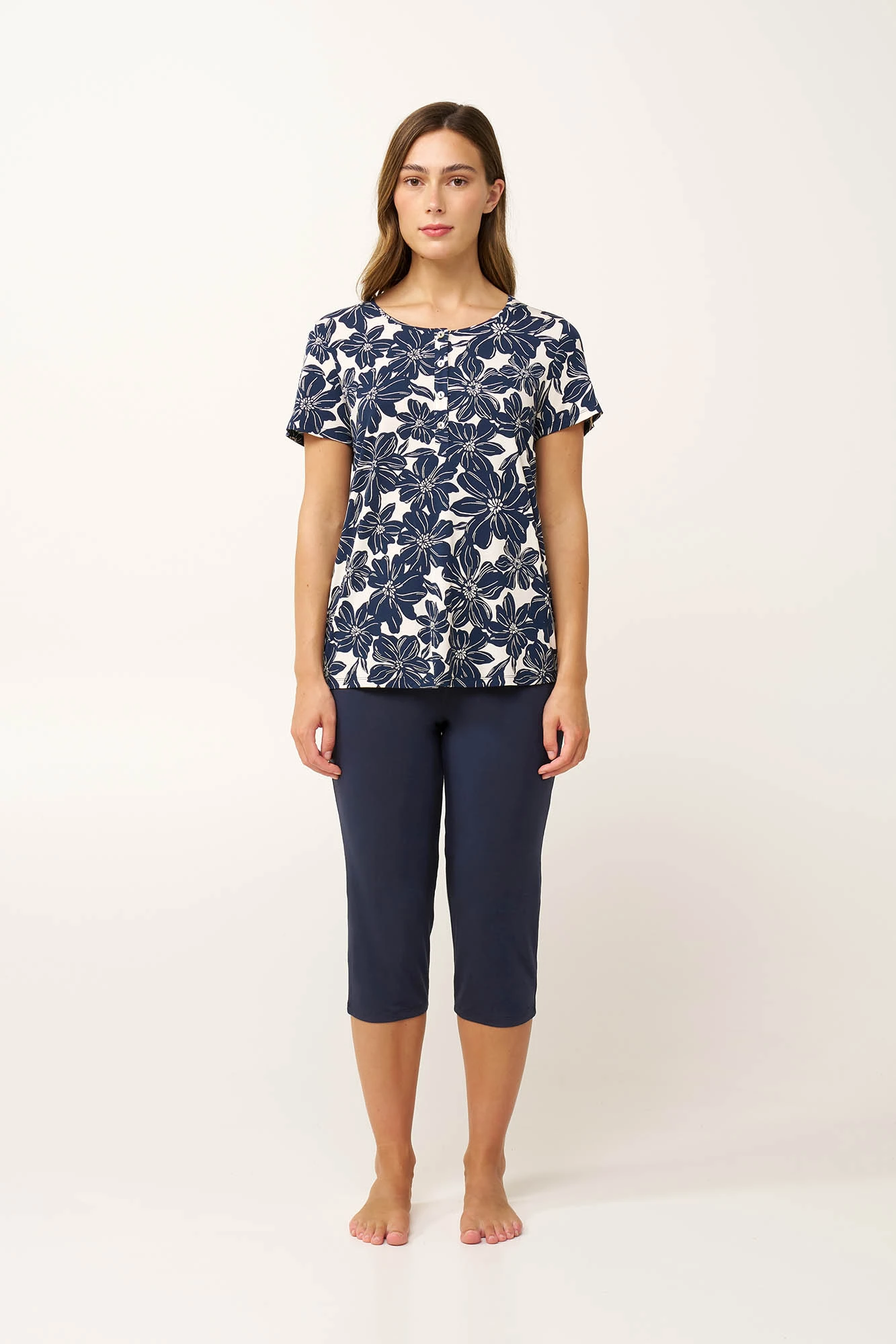 1_0870951432 Γυναικεία Πυτζάμα Micromodal με Πατιλέτα