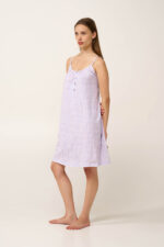 Βαμβακερό Νυχτικό με Τιράντες