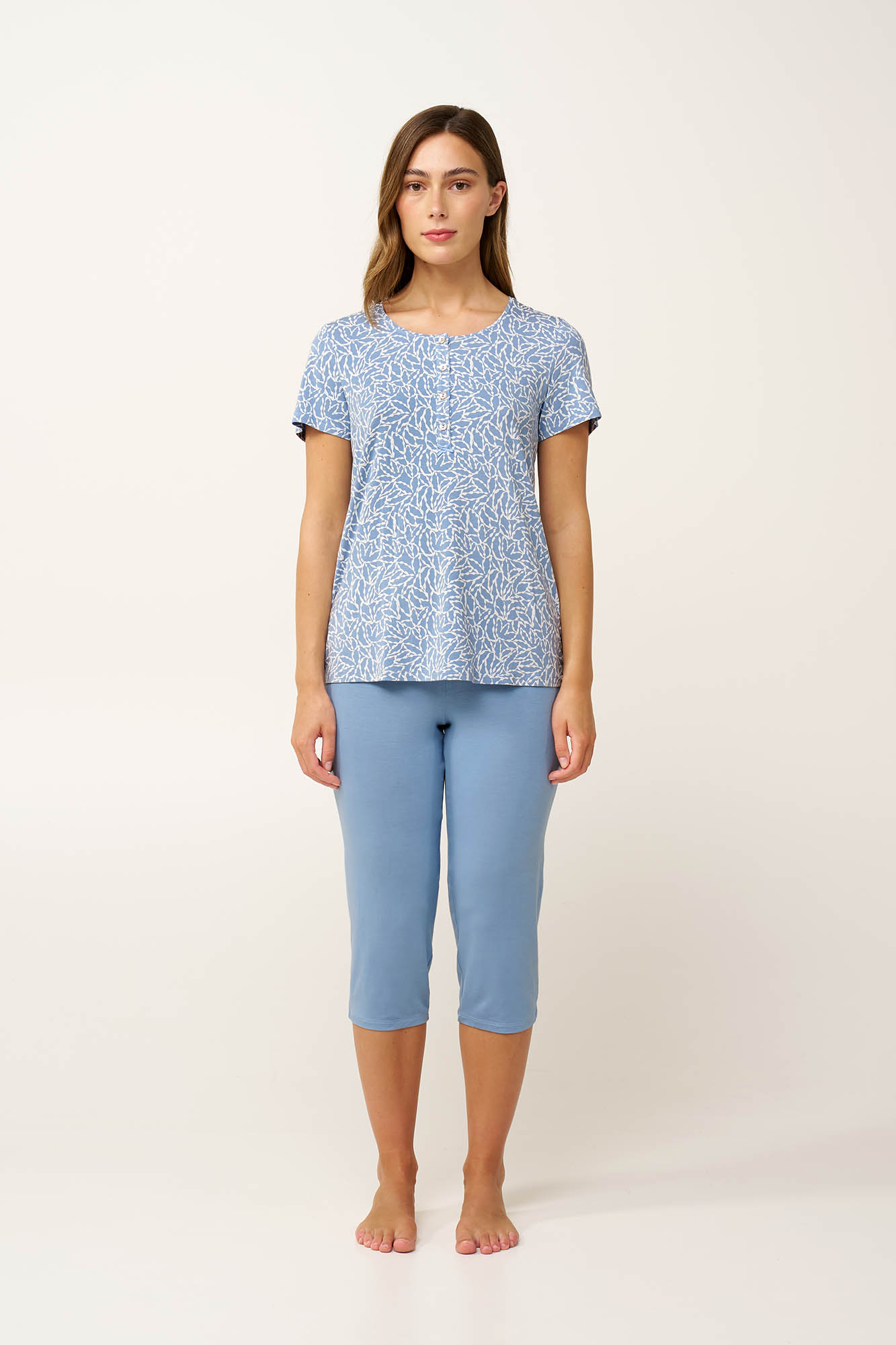 Γυναικεία Micromodal Πυτζάμα με Πατιλέτα