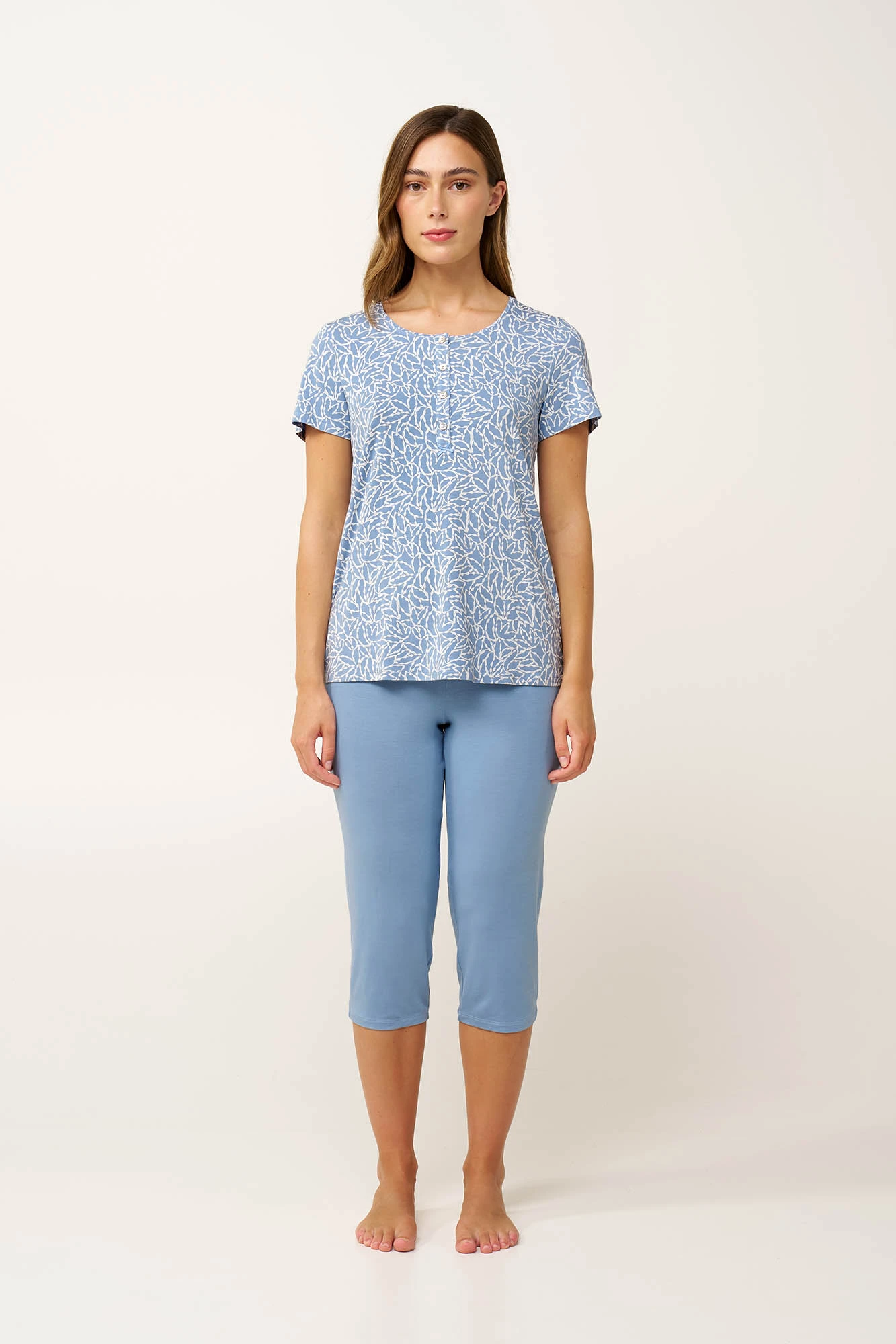 Γυναικεία Micromodal Πυτζάμα με Πατιλέτα