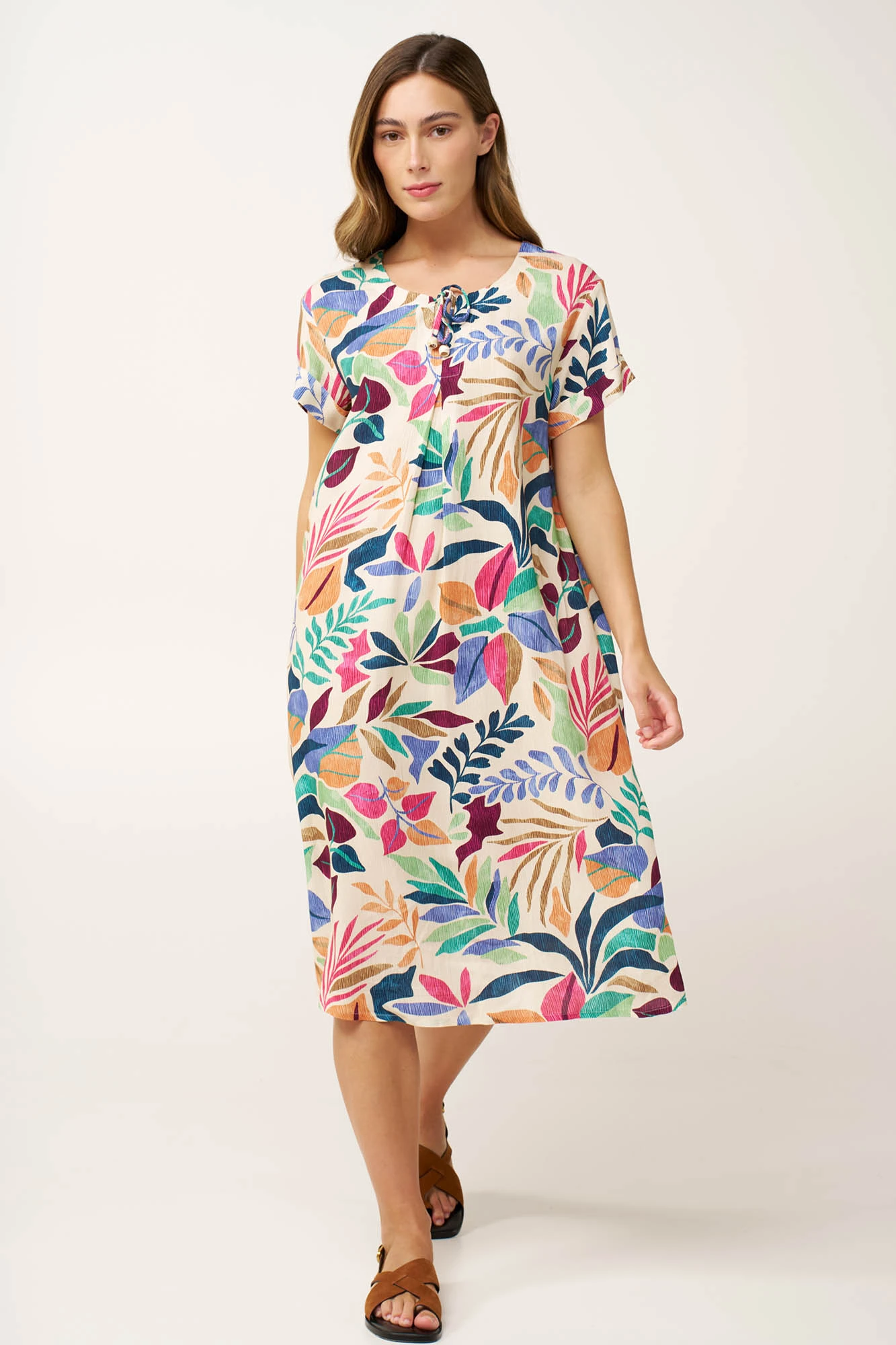 1_0916568970 Καλοκαιρινό Φόρεμα Φλοράλ από Ποπλίνα