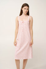 Βαμβακερό Νυχτικό με Τιράντες