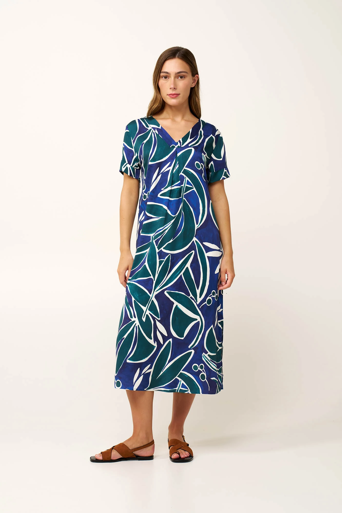 1_0920560411 Μακρύ Καλοκαιρινό Ωκεάνιο Φόρεμα