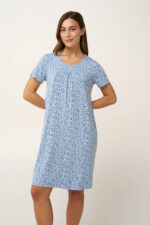 Micromodal Νυχτικό με Πιέτα