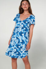 Φόρεμα με Κοντό Μανίκι