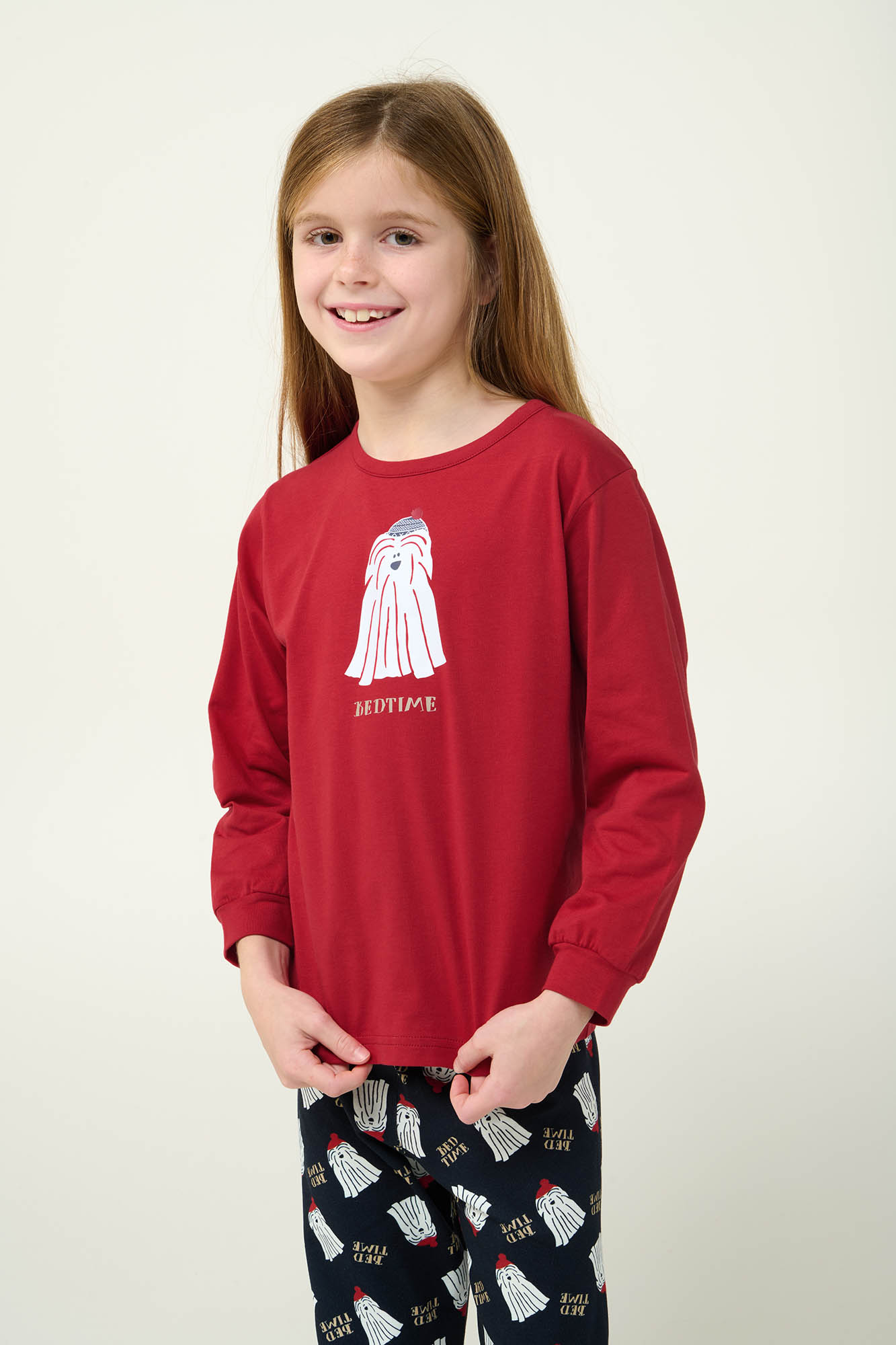 Παιδική Βαμβακερή Πυτζάμα με Μανσέτες