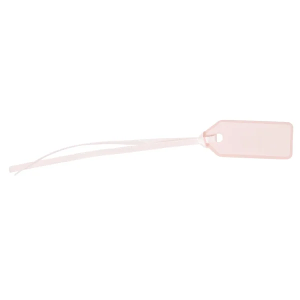Beauty Home 10 Ετικέτες Χάρτινες με κορδέλα – Ροζ 5 x 2 cm