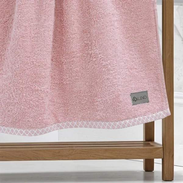 2000029996-a LINO Πετσέτα Προσώπου (50x90) Marley Κοραλί