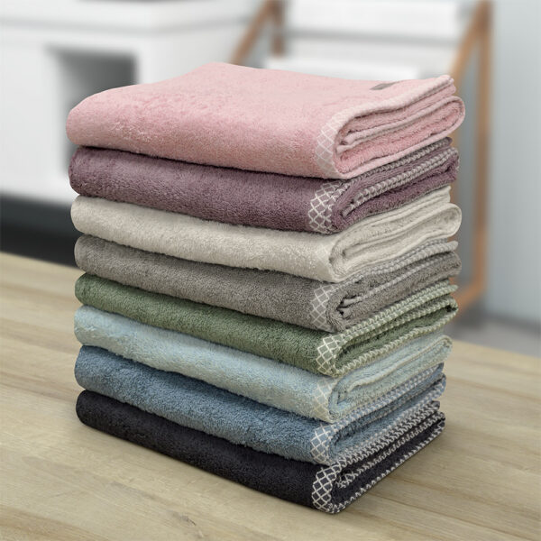 2000030003-c LINO Πετσέτα Σώματος (80x150) Marley Ανθρακί