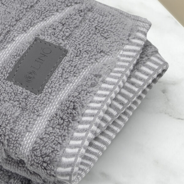 2000030053-c LINO Πετσέτα Χεριών (40x60) Loomline Γκρι