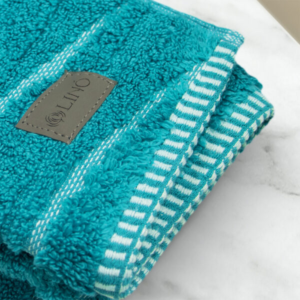 LINO Πετσέτα Χεριών (40x60) Loomline Πετρόλ