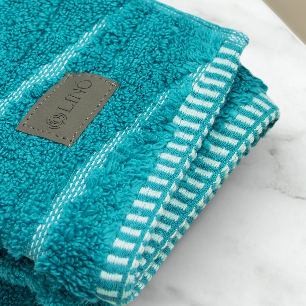 LINO Πετσέτα Χεριών (40x60) Loomline Πετρόλ