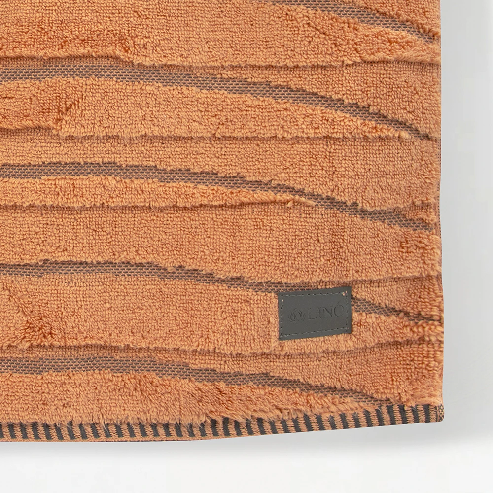 2000030055-a LINO Πετσέτα Χεριών (40x60) Loomline Ροδί