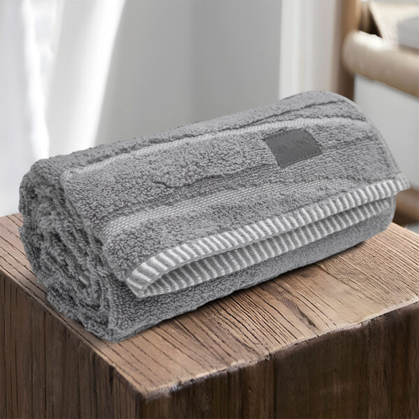 2000030059-b LINO Πετσέτα Προσώπου (50x100) Loomline Γκρι