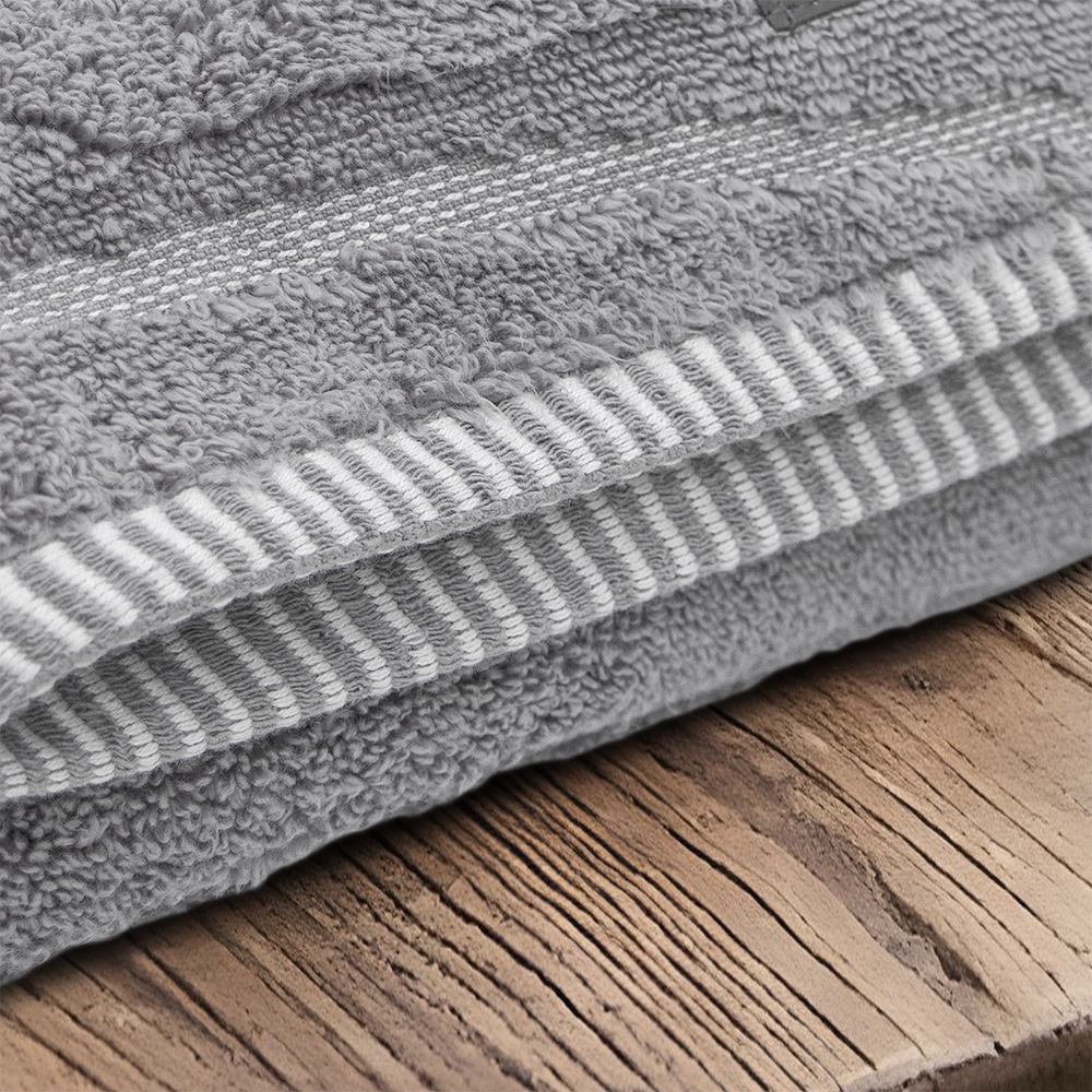 2000030059-c LINO Πετσέτα Προσώπου (50x100) Loomline Γκρι