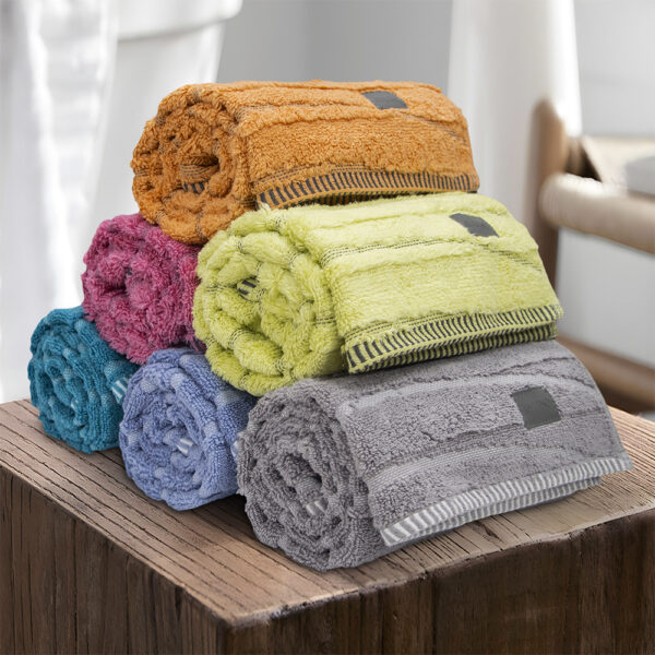 2000030059-e LINO Πετσέτα Προσώπου (50x100) Loomline Γκρι