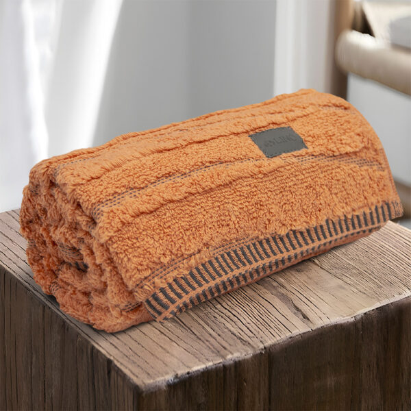 LINO Πετσέτα Προσώπου (50x100) Loomline Ροδί