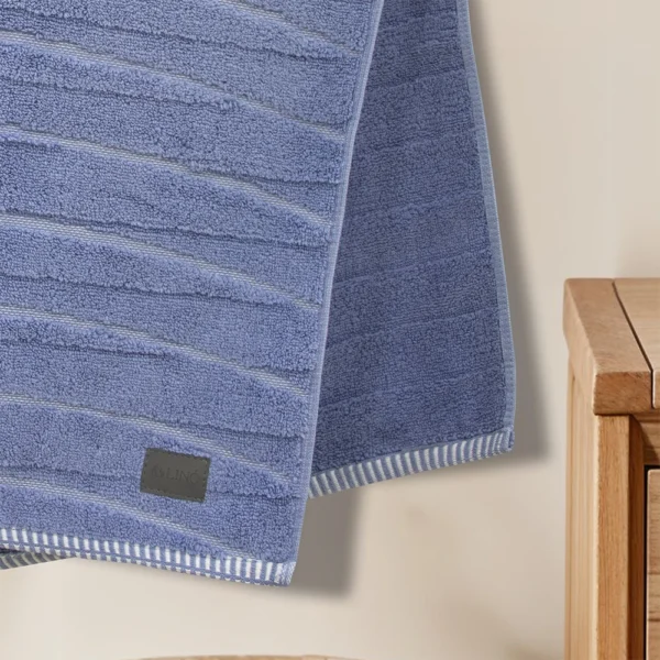 2000030063-a LINO Πετσέτα Προσώπου (50x100) Loomline Ντένιμ