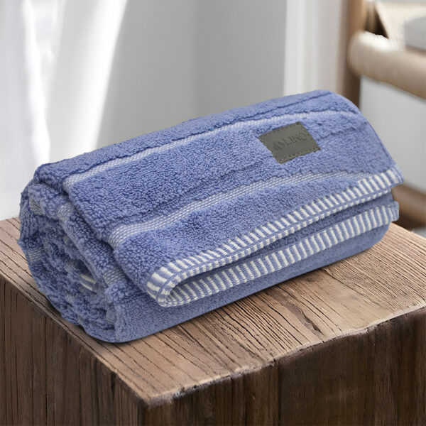 2000030063-b LINO Πετσέτα Προσώπου (50x100) Loomline Ντένιμ