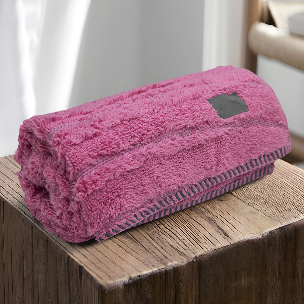 LINO Πετσέτα Προσώπου (50x100) Loomline Κοραλί