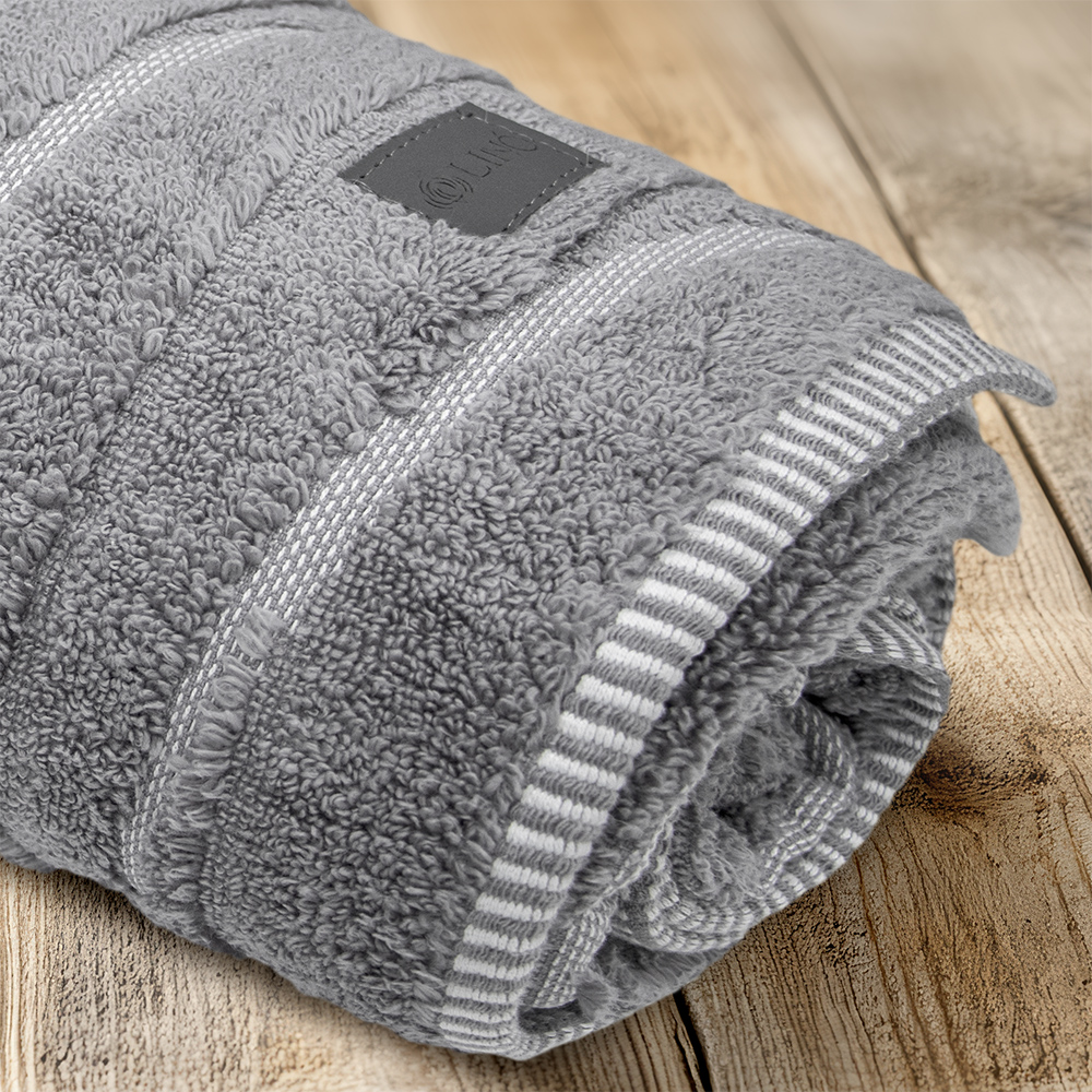 LINO Πετσέτα Σώματος (80x150) Loomline Γκρι