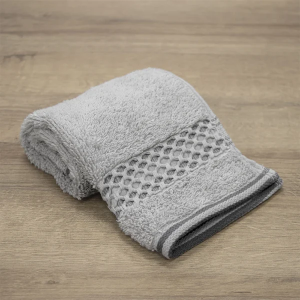 2000030075-a LINO Πετσέτα Χεριών (30x50) Igalo Ασημί