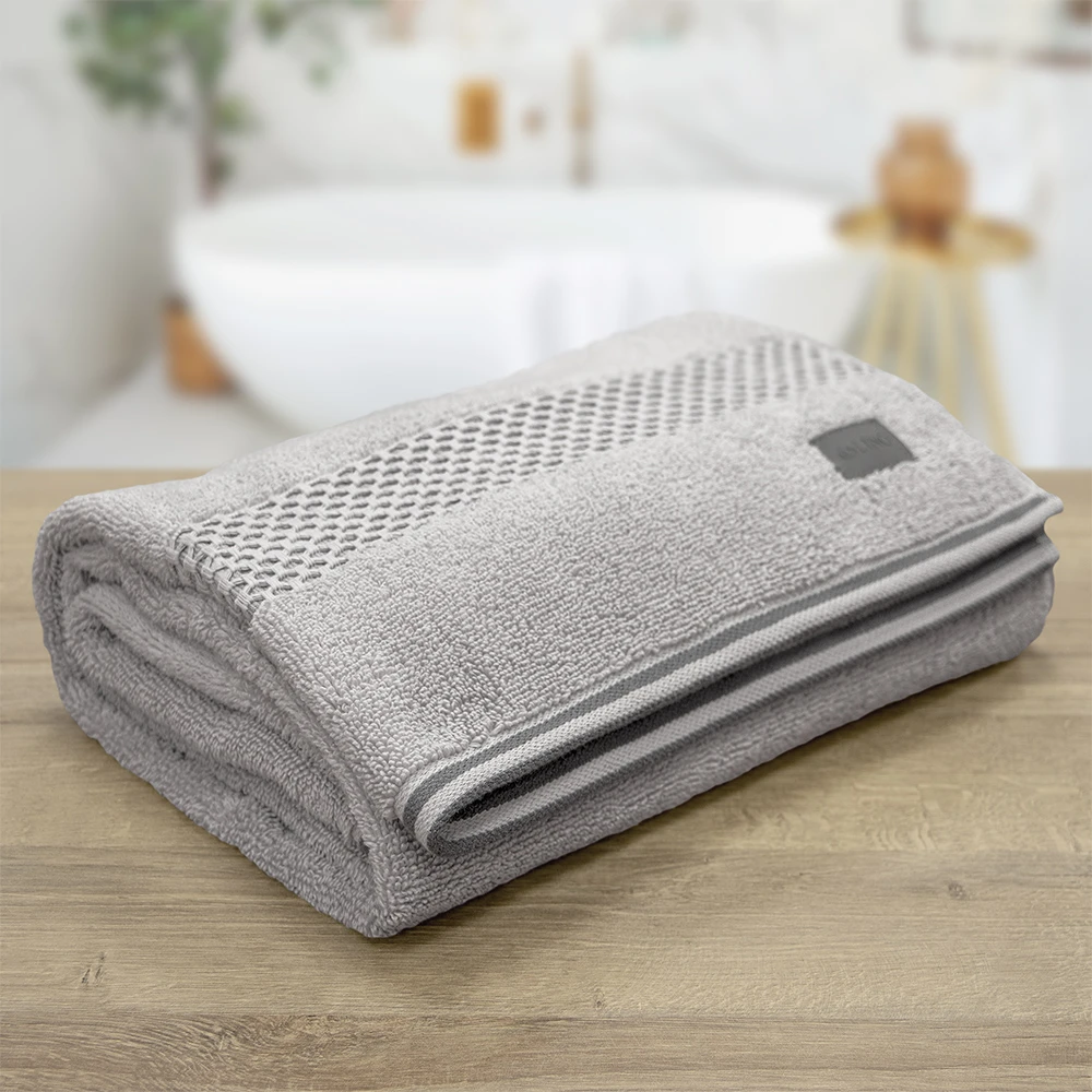 LINO Πετσέτα Σώματος (70x140) Igalo Ασημί