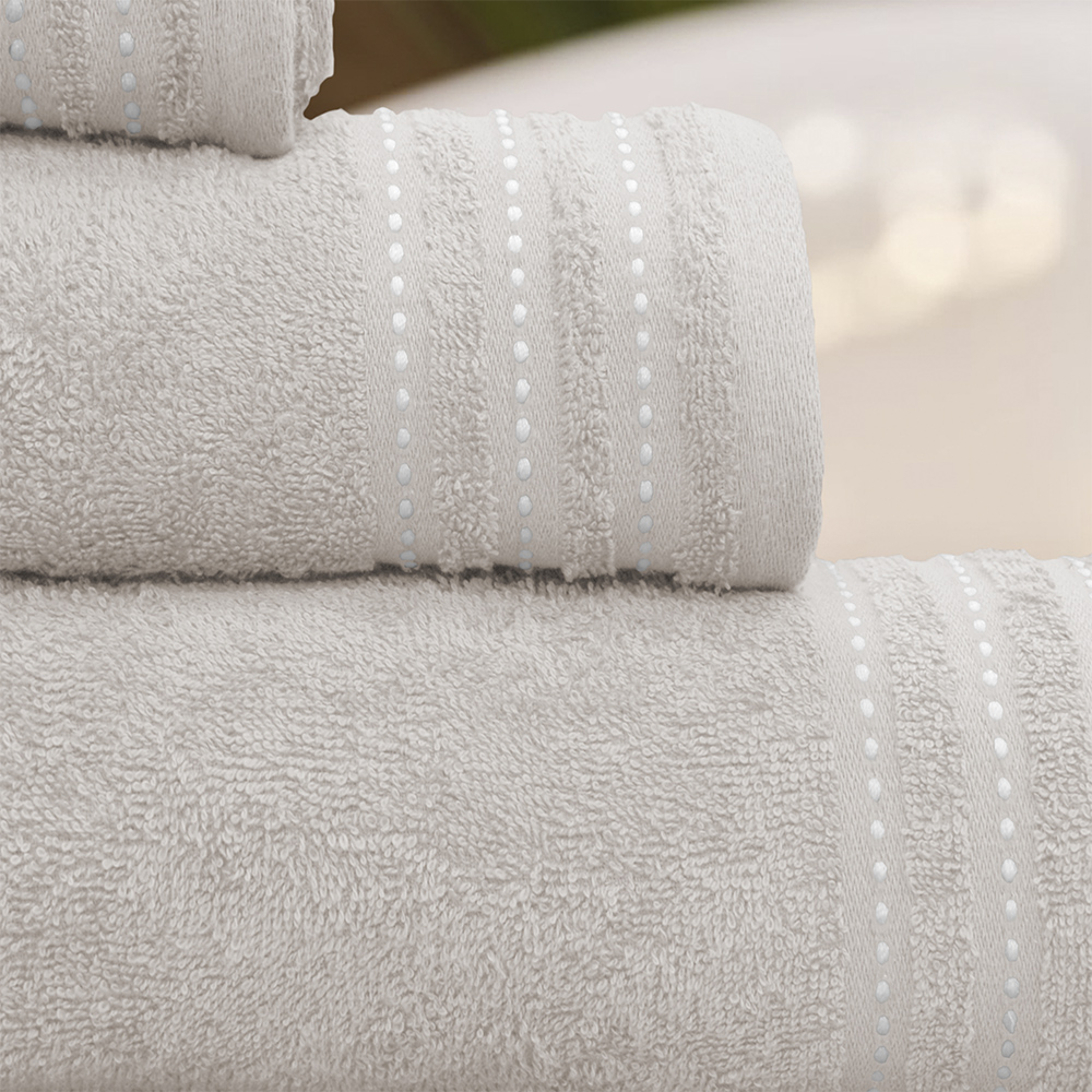 LINO Σετ πετσέτες 3τμχ (30x50,50x90,70x140) Veluva Εκρου