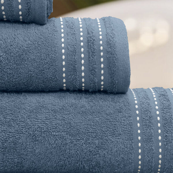 LINO Σετ πετσέτες 3τμχ (30x50,50x90,70x140) Veluva Πετρόλ