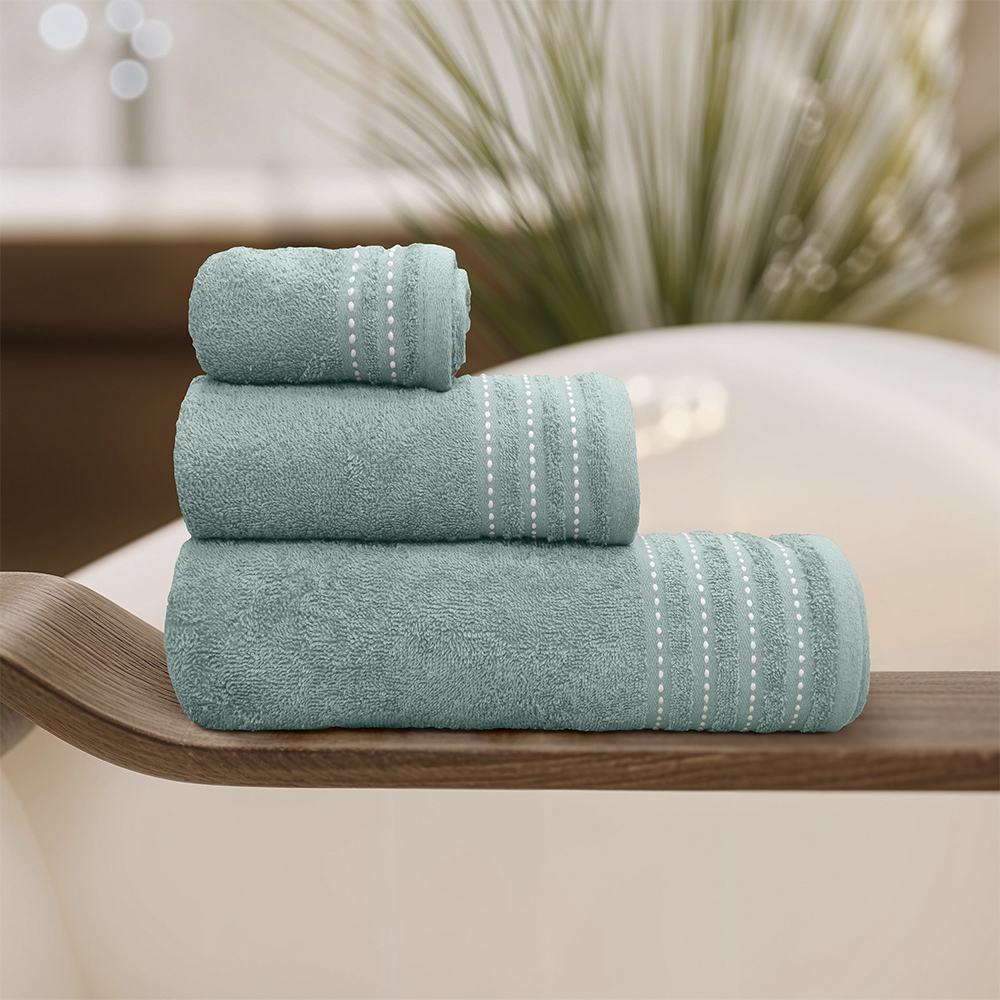 LINO Σετ πετσέτες 3τμχ (30x50,50x90,70x140) Veluva Μέντα