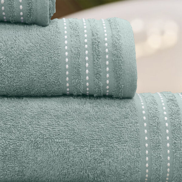 LINO Σετ πετσέτες 3τμχ (30x50,50x90,70x140) Veluva Μέντα