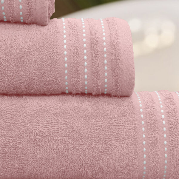 LINO Σετ πετσέτες 3τμχ (30x50,50x90,70x140) Veluva Κοραλί