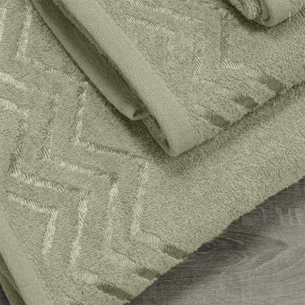 LINO Σετ πετσέτες 3τμχ (30x50,50x90,70x140) Wavie Λεμονί