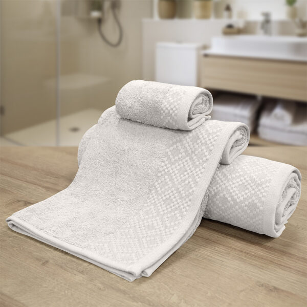 LINO Σετ πετσέτες 3τμχ (30x50,50x90,70x140) Serapha Εκρού