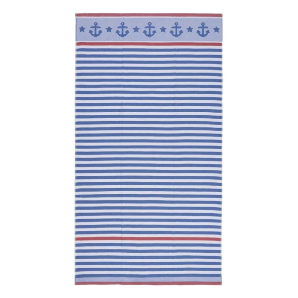 Beauty Home Παρεό Art 2177 90x160 Μπλε,Κόκκινο