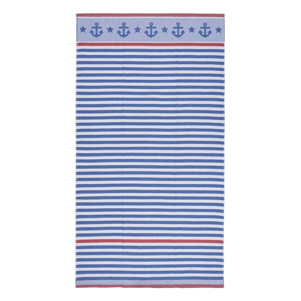 Beauty Home Παρεό Art 2177 90x160 Μπλε,Κόκκινο