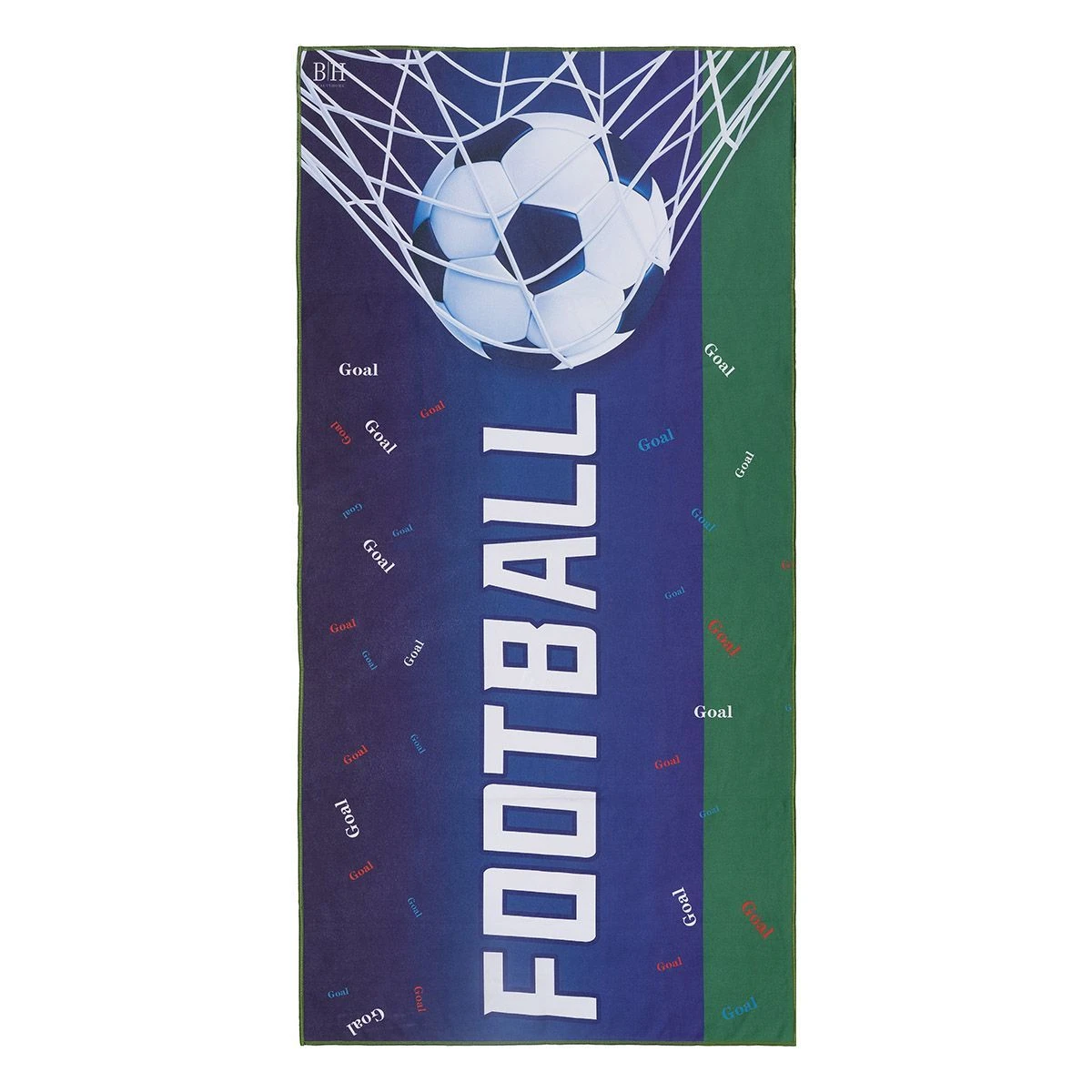 2260 Beauty Home Πετσέτα θαλάσσης διπλής όψης παιδική Microfiber Αrt 2260 Μπλε,Πράσινο