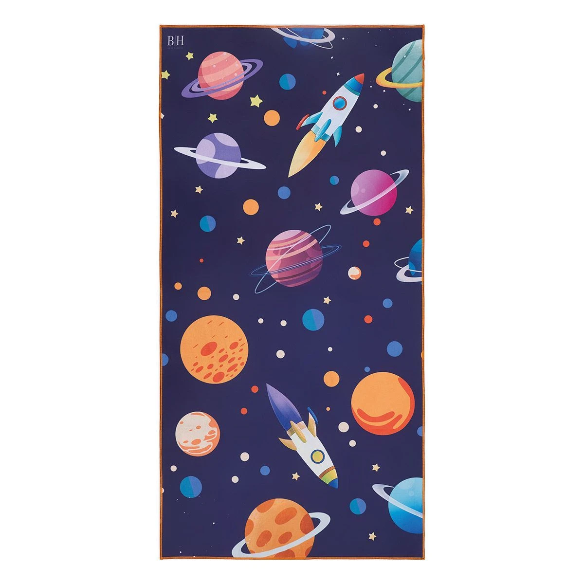 2262 Beauty Home Πετσέτα θαλάσσης διπλής όψης παιδική Microfiber Αrt 2262 Μπλε