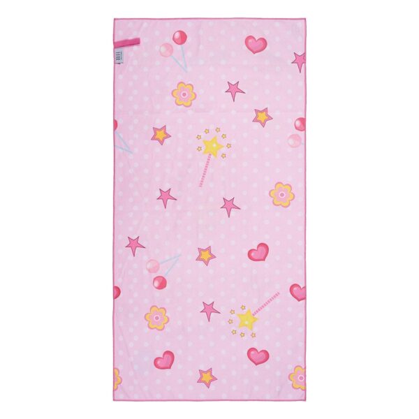 Beauty Home Πετσέτα θαλάσσης διπλής όψης παιδική Microfiber Αrt 2265 Ροζ