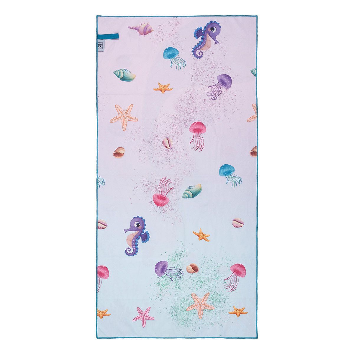2268_b Beauty Home Πετσέτα θαλάσσης διπλής όψης παιδική Microfiber Αrt 2268 Βεραμάν