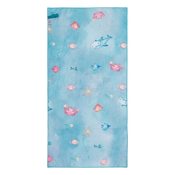 2269_b Beauty Home Πετσέτα θαλάσσης διπλής όψης παιδική Microfiber Αrt 2269 Βεραμάν
