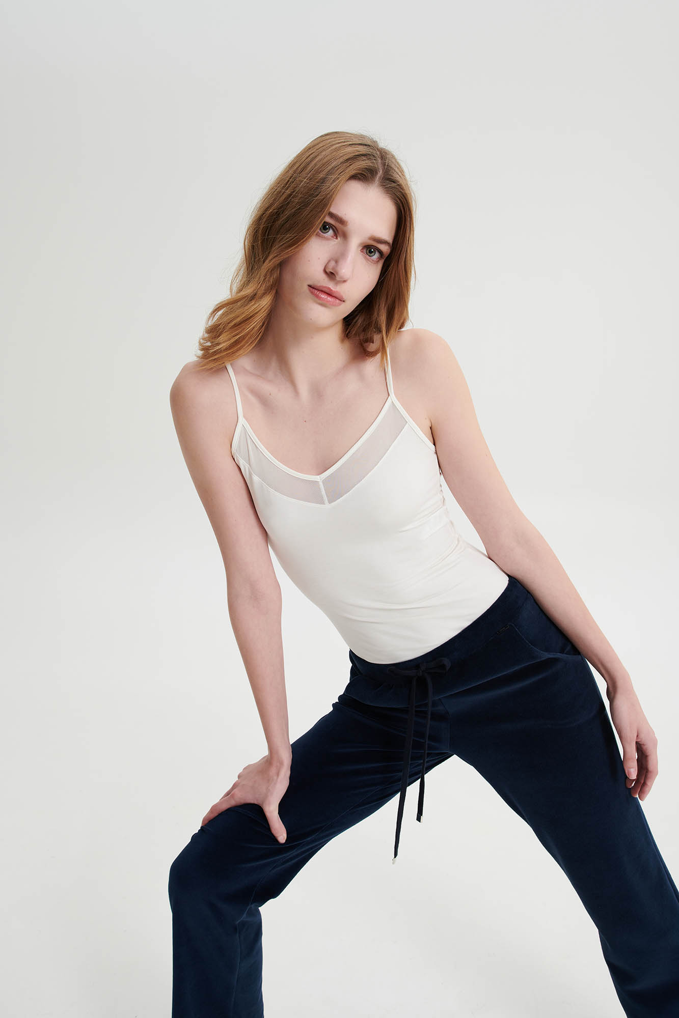 Μονόχρωμο Παντελόνι με Τσέπες