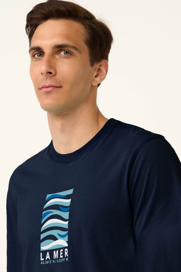 Βαμβακερή Ανδρική Πυτζάμα με Μανσέτες