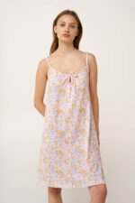 Βαμβακερό Νυχτικό με Τιράντες - Image 2